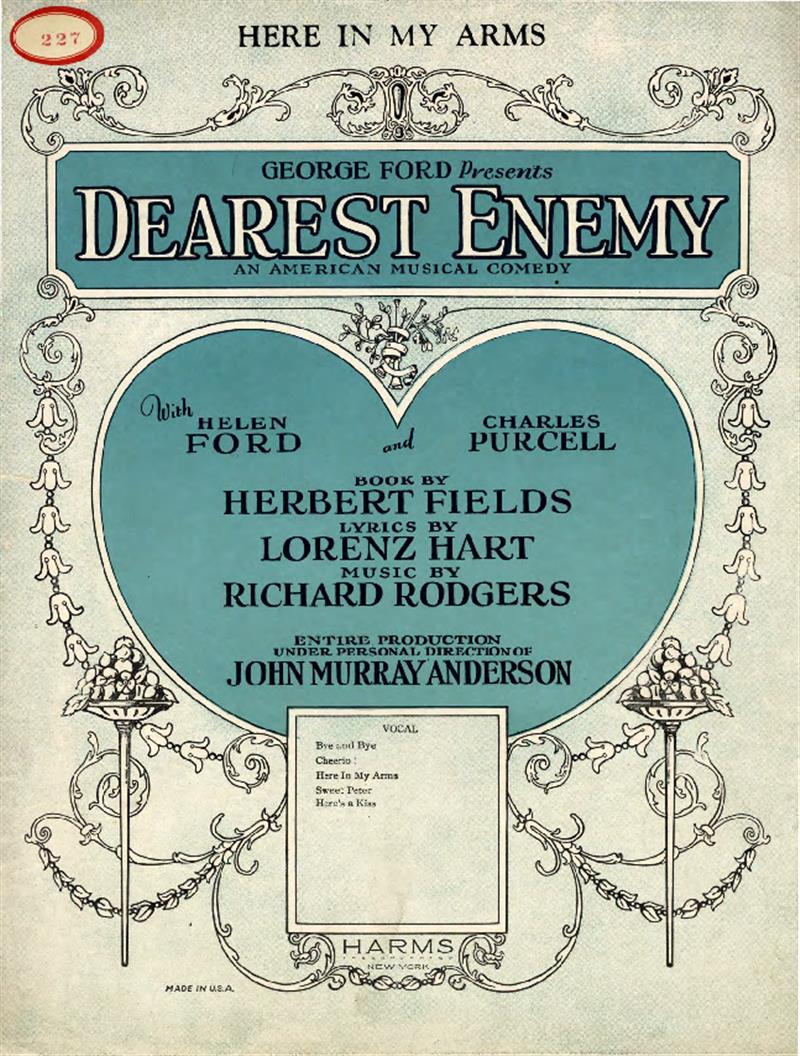Here In My Arms (Dearest Enemy 1925)